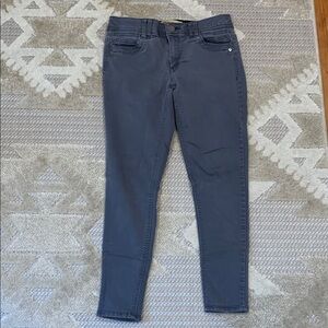 Democracy Skinny Faded Grey Pants - Extra Support Elastic Waistband - Size 4